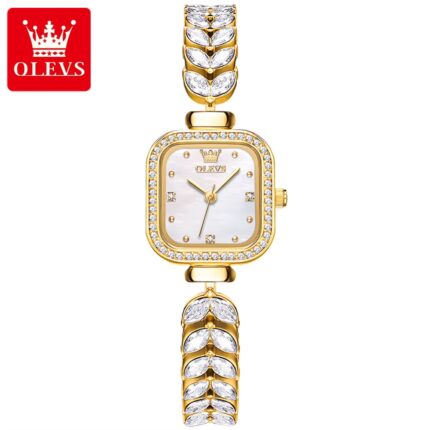 OLEVS 9987 Fashion High-grade Ins Design Niche Mermaid Diamond Encrusted Women's Watch